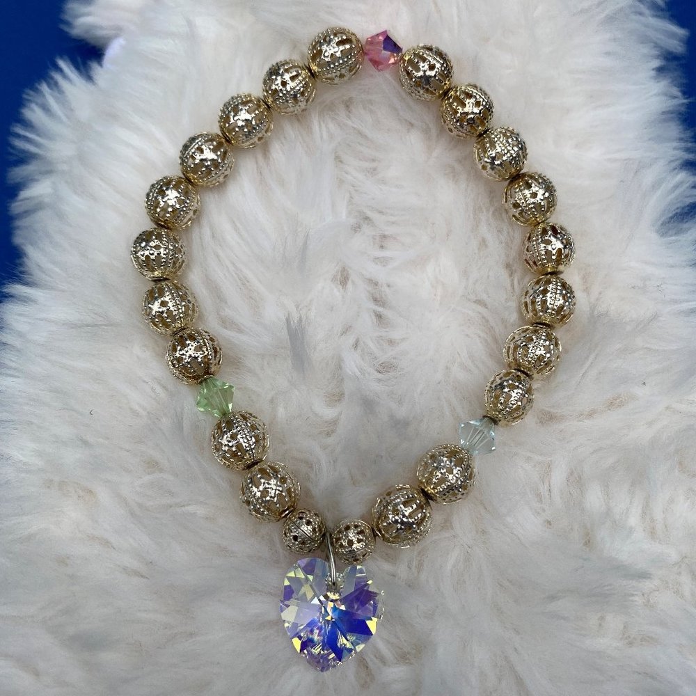 Adjustable Silver Beaded Bracelet - image 1